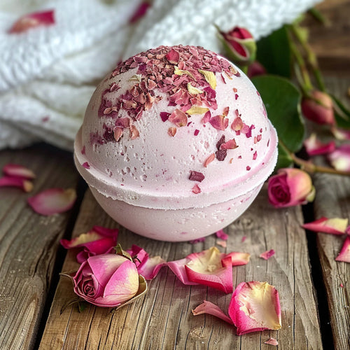 Bathbomb Set, Shower favors, Natural Skincare Gift Box, Vegan Bath Product, Bath Fizzies