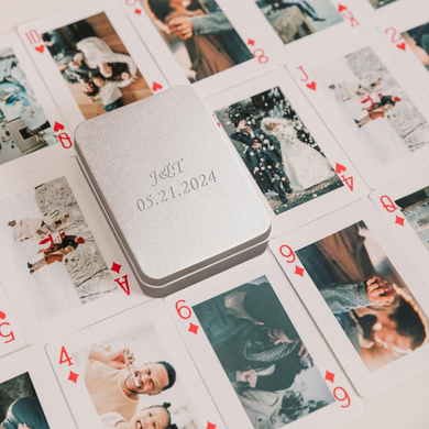 Custom Photo Playing Cards Unique Gift for Family Couples and Friends