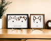 Custom Dog Ear Portrait Sign Personalized Pet Loss Gift