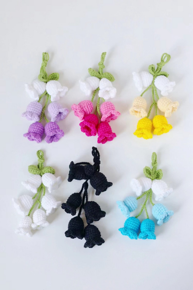 Crochet Lily of the Valley Hanging Decor