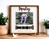 Personalized Pet Memorial Collar Holder Frame