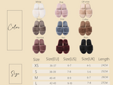 Personalized Fluffy Slippers Bridesmaid Wedding Gift