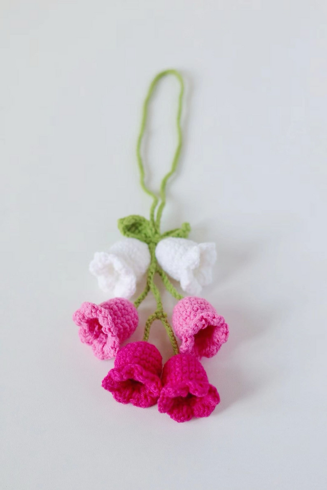 Crochet Lily of the Valley Hanging Decor