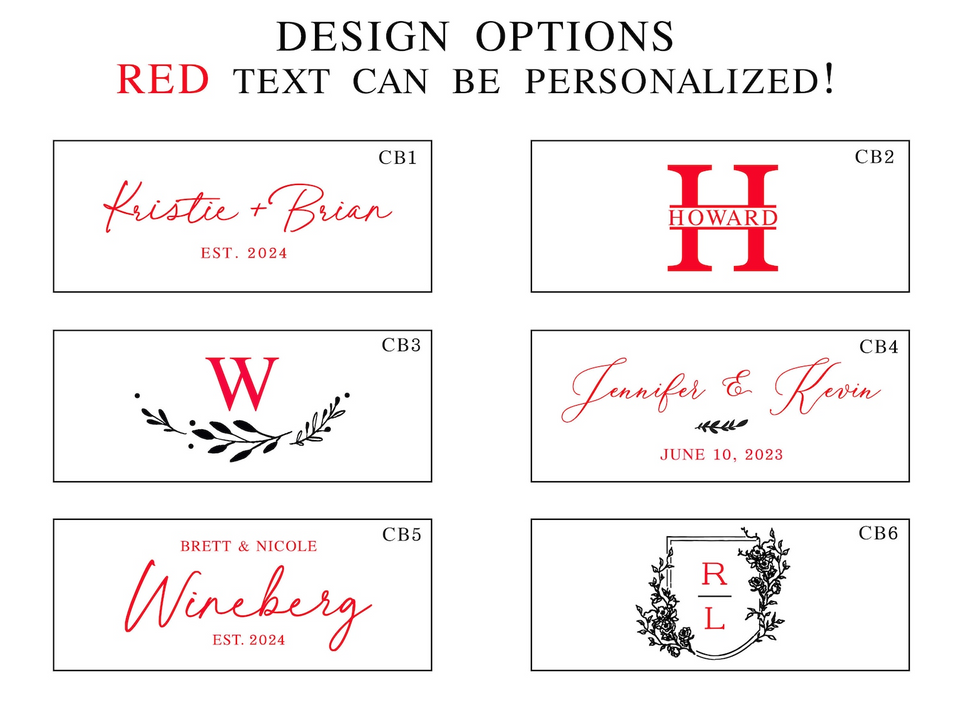 Personalized Wooden Charcuterie Board