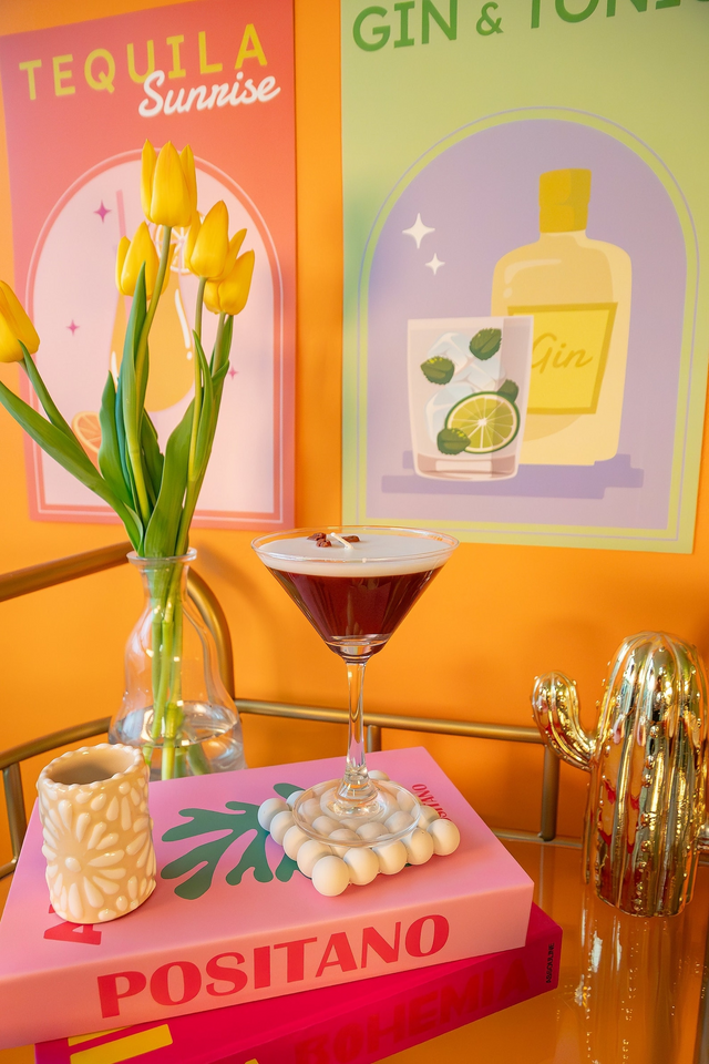 Espresso Martini Candle Realistic Coffee Gift