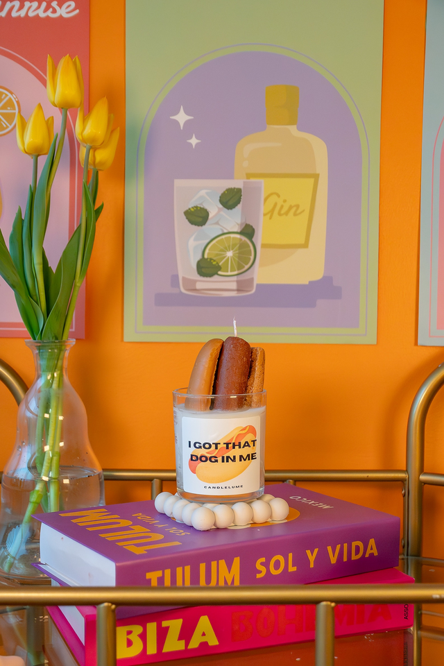 Funny Hot Dog Candle Novelty Gift