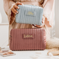 Personalized Velvet Makeup Bag Custom Gift for Her
