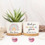 Personalized Teacher Plant Pot Appreciation Gift
