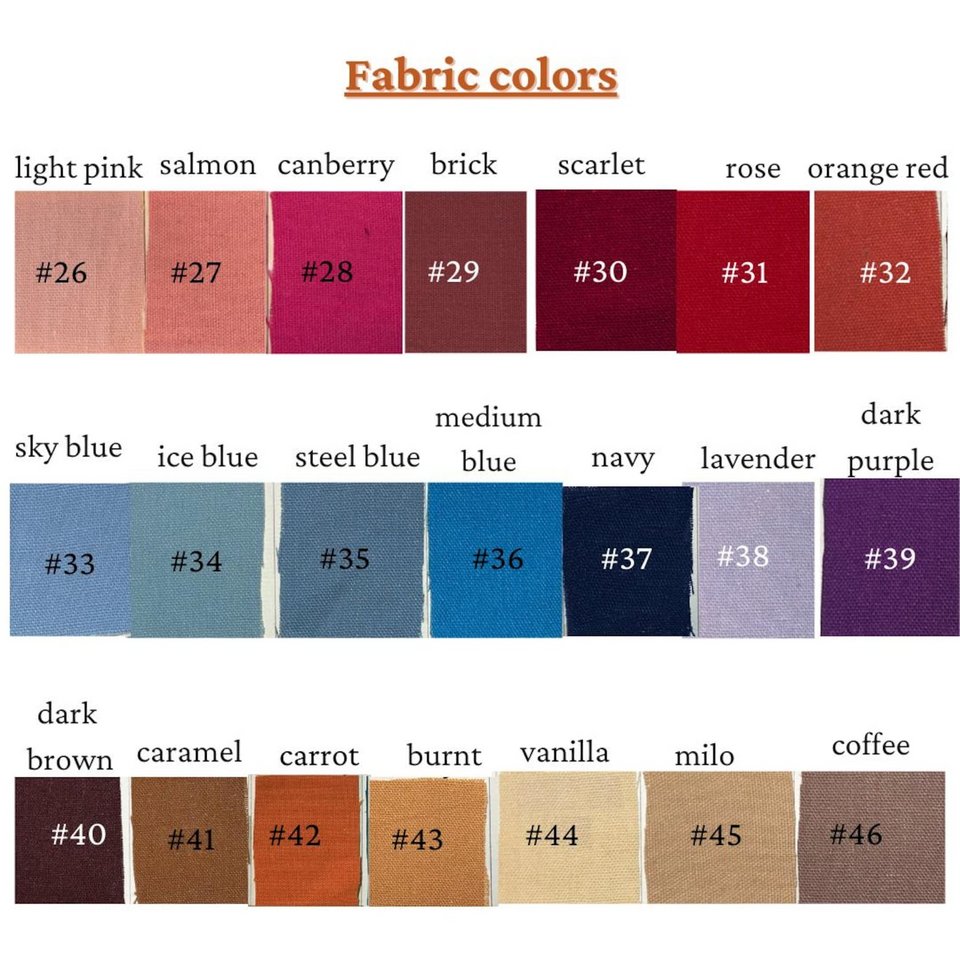 Personalized Hand Embroidered Linen Cosmetic Bag