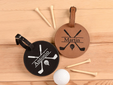 Personalized Golf Bag Tag and Leather Tee Holder Gift