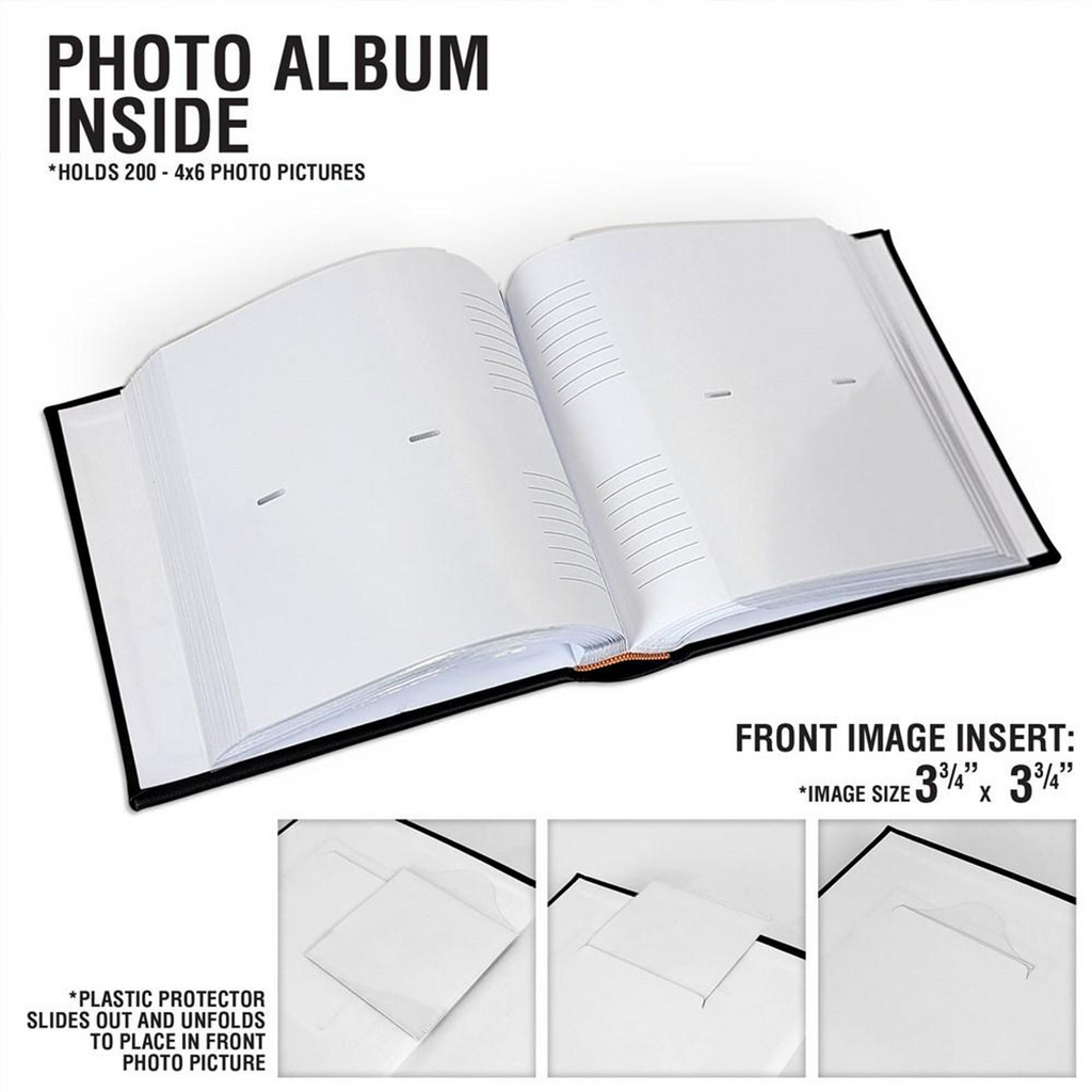 Personalized Birthday Photo Album Engraved Leatherette Gift