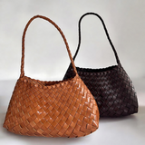 Handcrafted Woven Leather Tote Bag