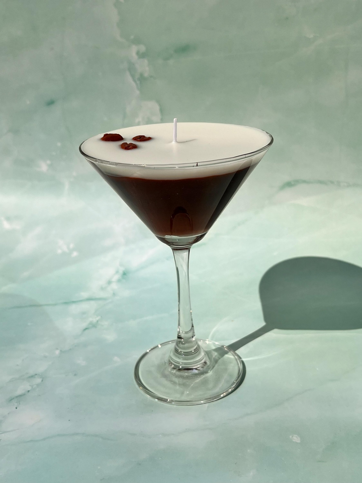 Espresso Martini Candle Realistic Coffee Gift