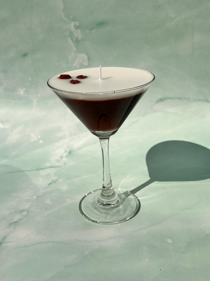 Espresso Martini Candle Realistic Coffee Gift