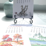 2026 Nature Desktop Calendar Gift