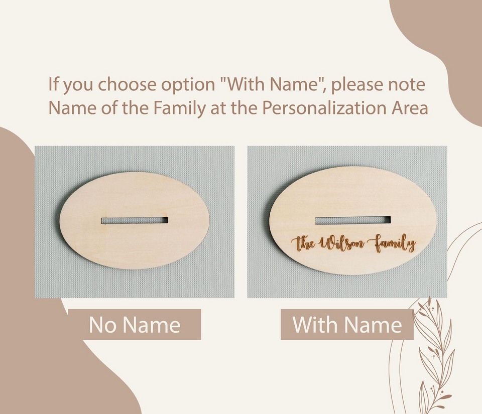 Personalized Nativity Christmas Tree Display