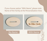 Personalized Nativity Christmas Tree Display