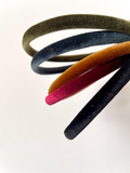Rich Velour Thin Luxury Headband