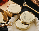 Personalized Engraved Bridesmaid Compact Mirror