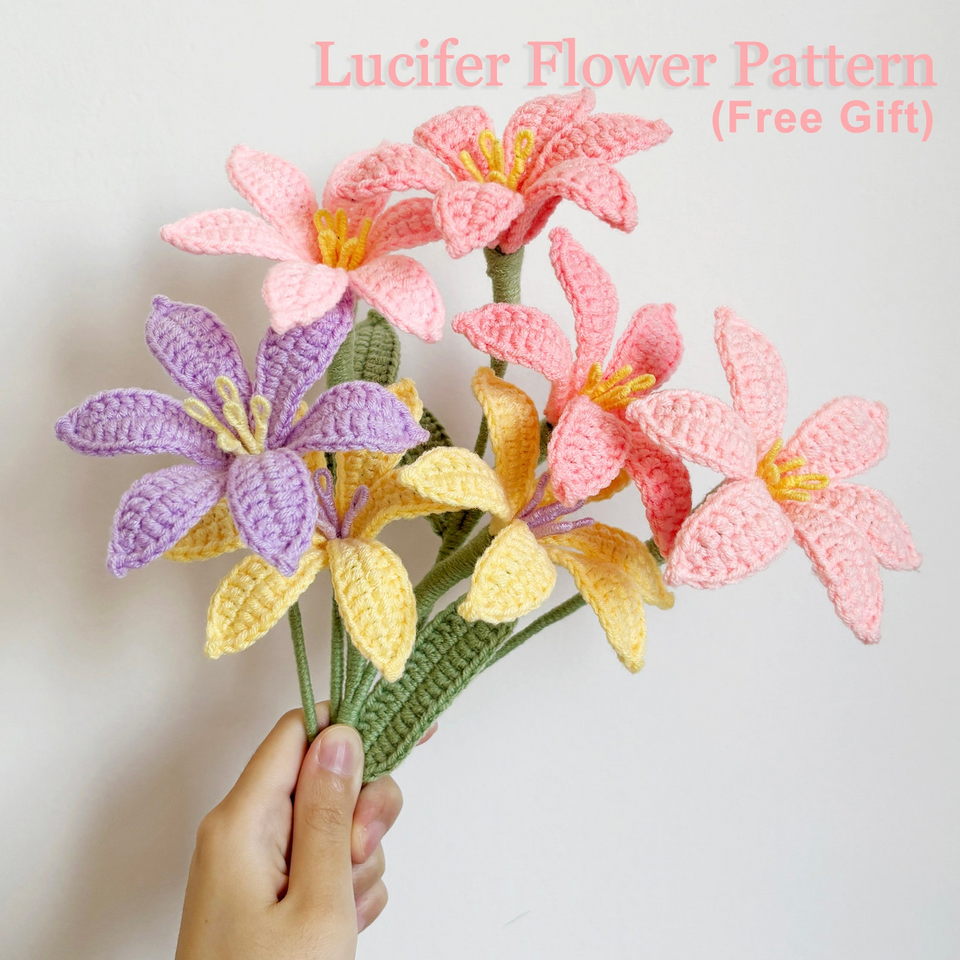 Flower Crochet Pattern Bundle 13 Floral Designs PDF