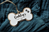 Personalized Dog Bone Christmas Ornament for Pets