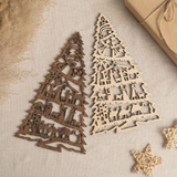 Personalized Nativity Christmas Tree Display