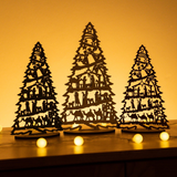 Personalized Nativity Christmas Tree Display