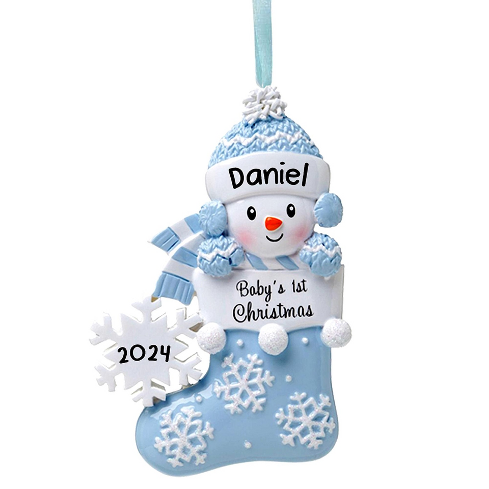Personalized Baby's First Christmas Ornament