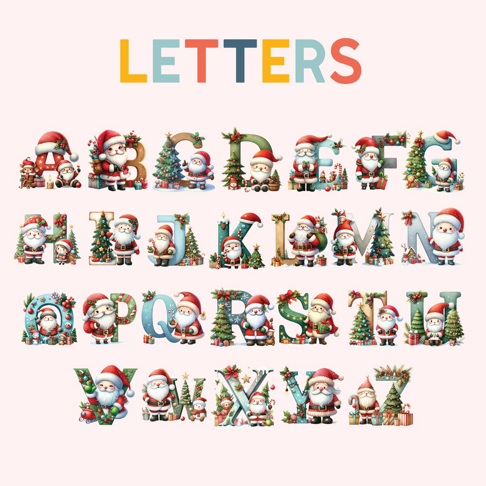 Personalized Santa Claus Christmas Gift Bag