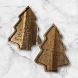 Tree-Shaped Decorative Holiday Serving Tray
