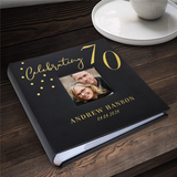 Personalized Birthday Photo Album Engraved Leatherette Gift