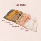 Personalized Kids Knit Beanie Custom Name Winter Hat