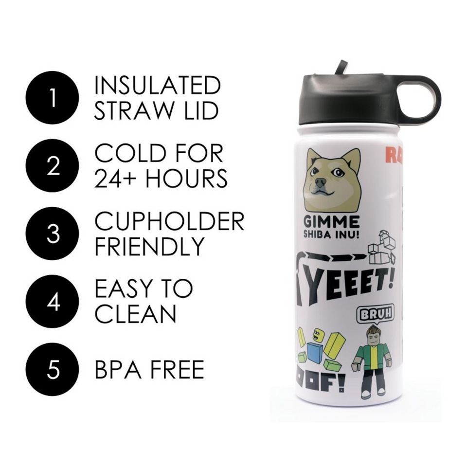 Personalized Roblox Stainless Steel Gaming Tumbler