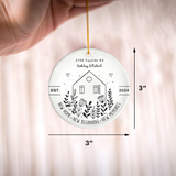 Personalized New Home Ornament Gift