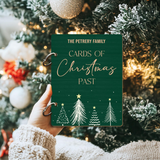 Personalized Christmas Card Holder Book