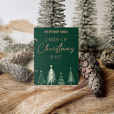 Personalized Christmas Card Holder Book