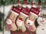 Personalized 3D Family Christmas Stockings