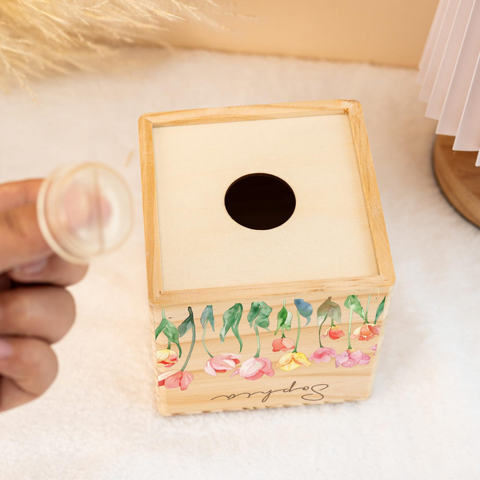 Personalized Wooden Money Box