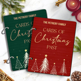 Personalized Christmas Card Holder Book