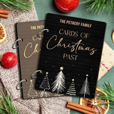Personalized Christmas Card Holder Book
