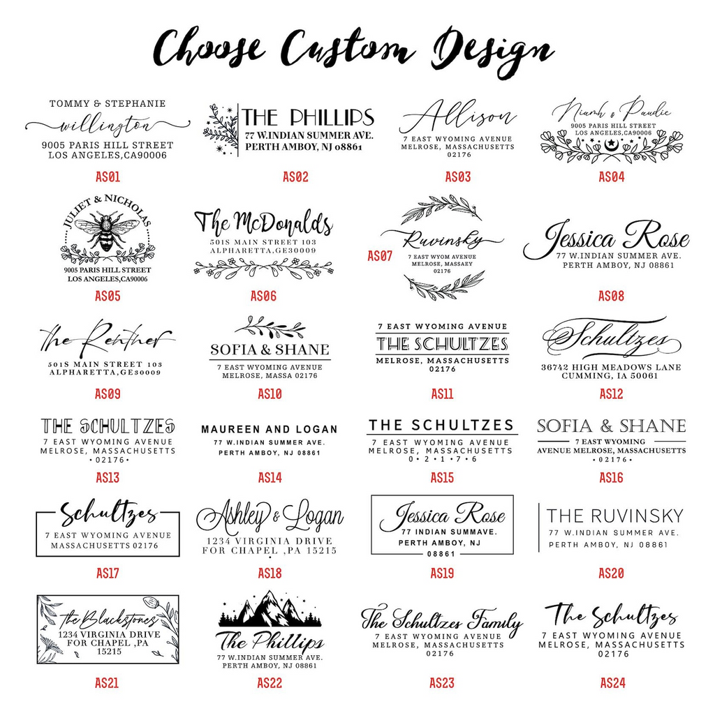 Personalized Self Inking Return Address Stamp