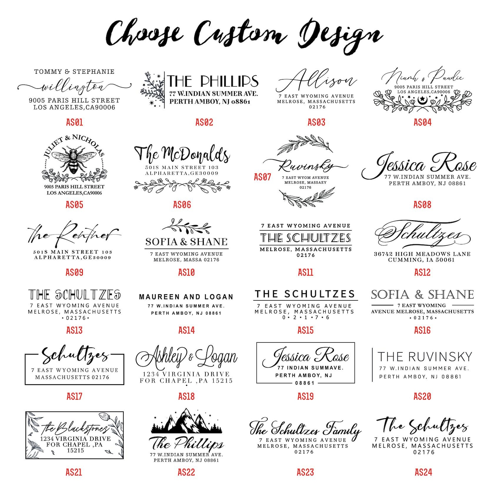 Personalized Self Inking Return Address Stamp