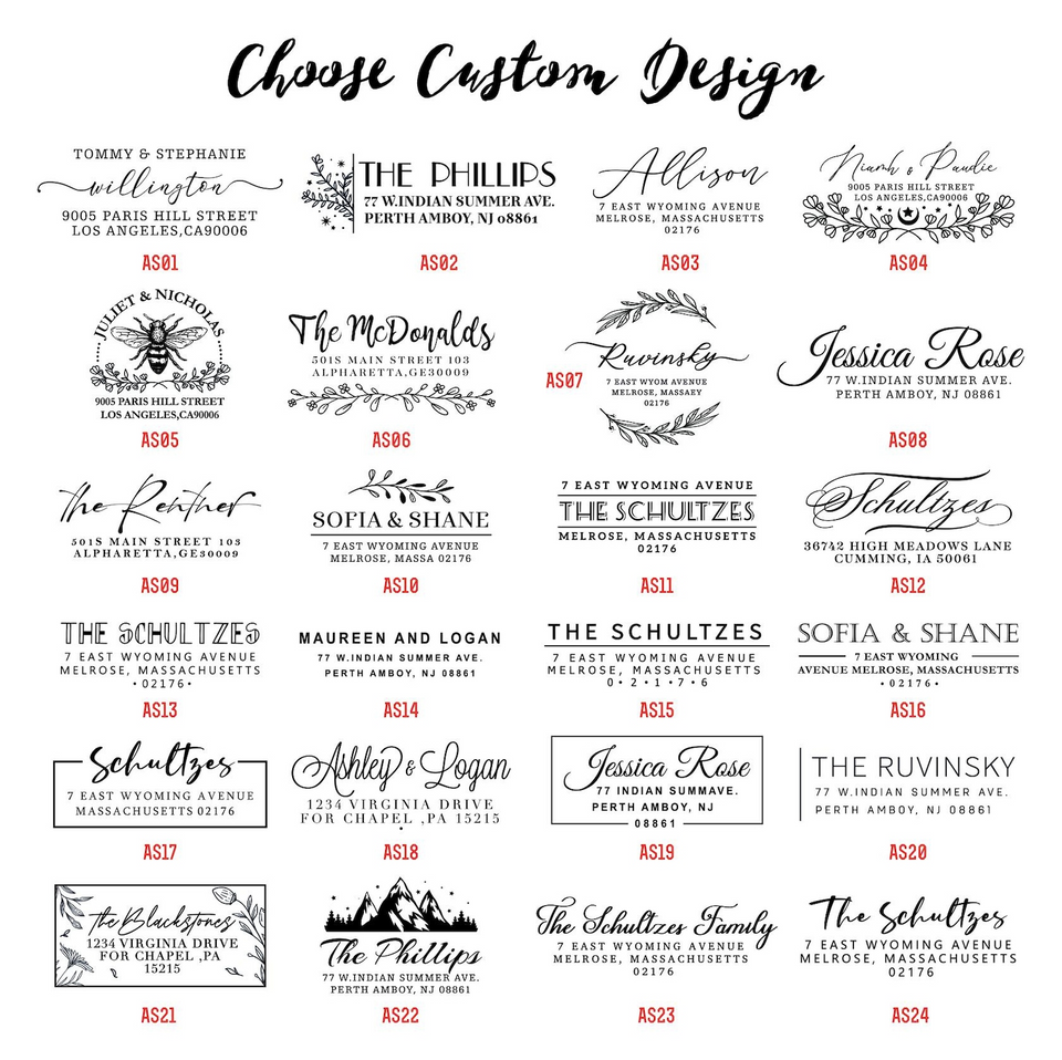 Personalized Self Inking Return Address Stamp