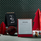 Personalized 2026 Photo Desk Calendar Gift