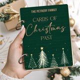 Personalized Christmas Card Holder Book
