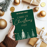 Personalized Christmas Card Holder Book