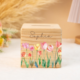 Personalized Wooden Money Box
