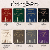 Personalized Christmas Card Holder Book