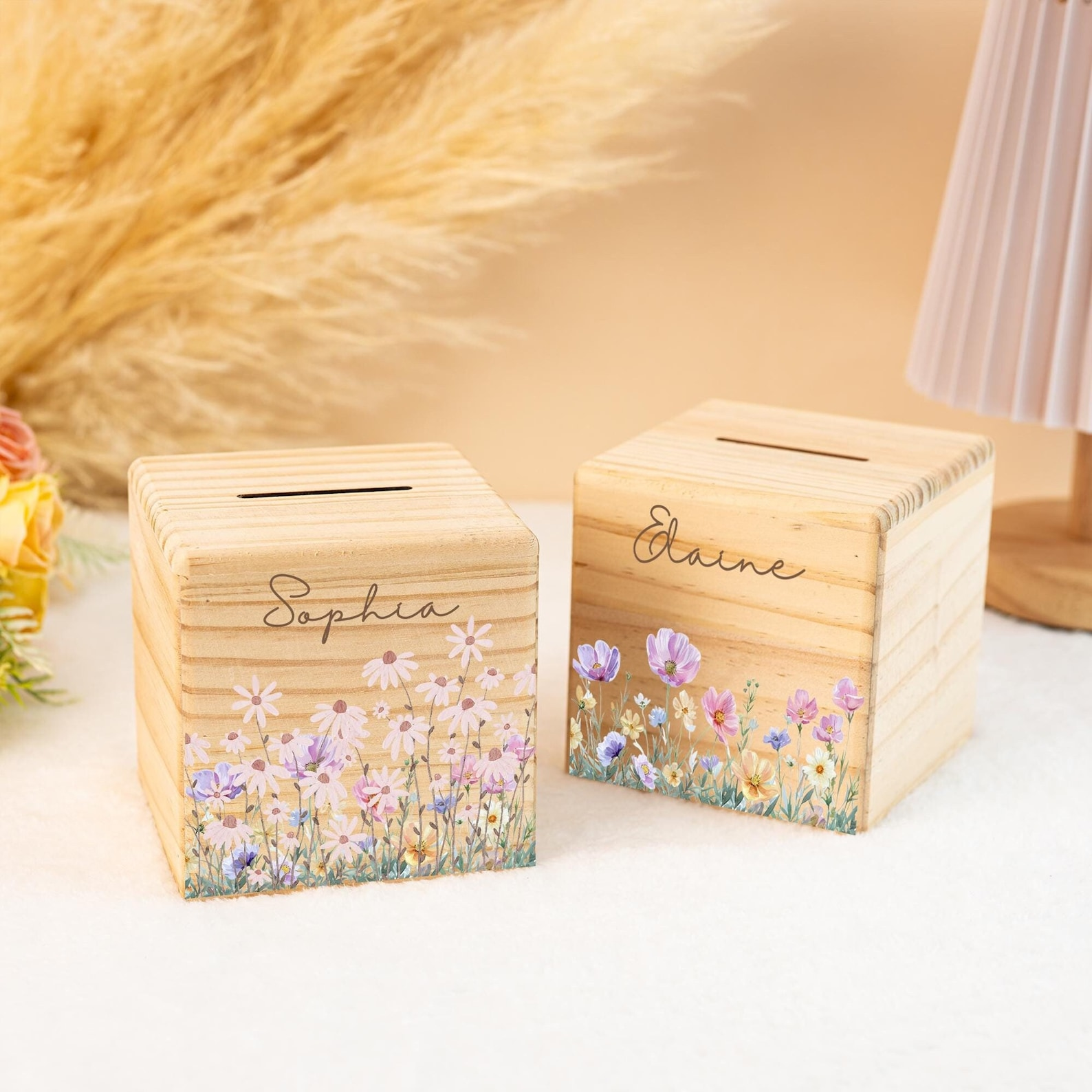 Personalized Wooden Money Box