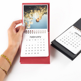 Personalized 2026 Photo Desk Calendar Gift